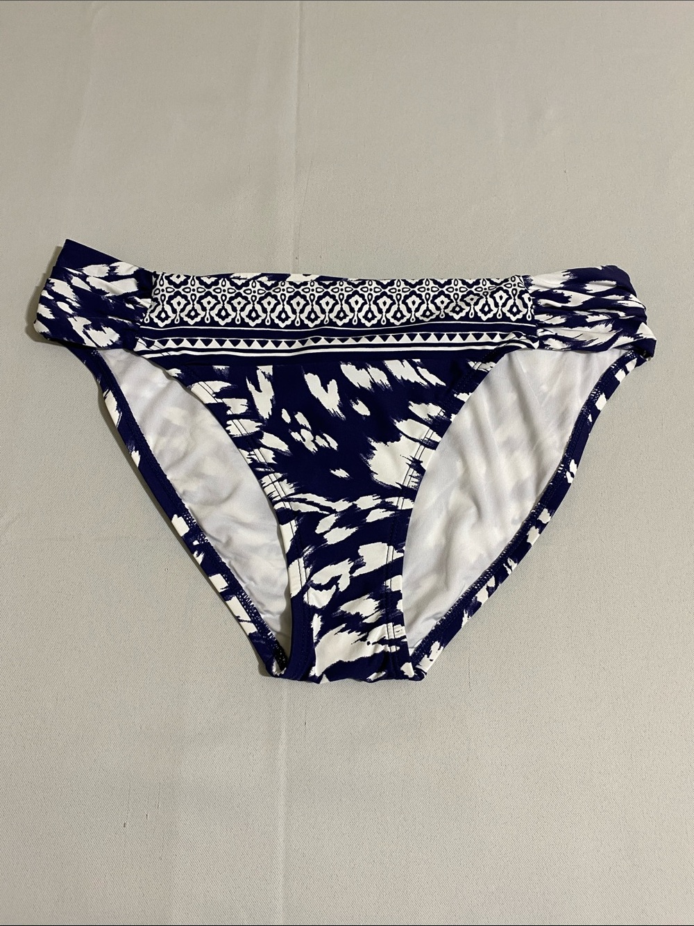 LA BLANCA Side Shirred Hipster Bikini Bottom Size 12